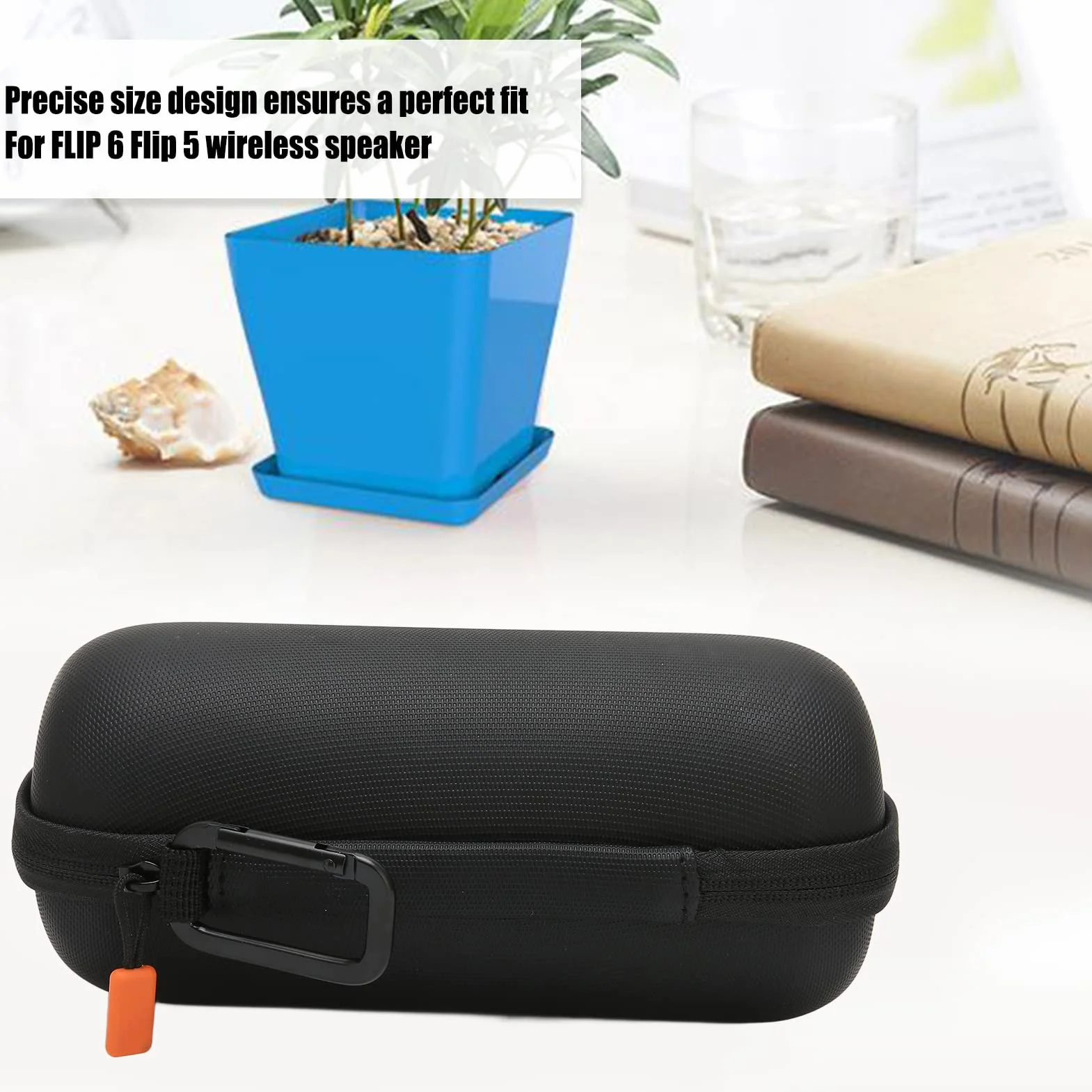 Futerał do głośnika JBL FLIP 6 Flip 5, czarny TPU nylonowy, wodoodporna twarda torba