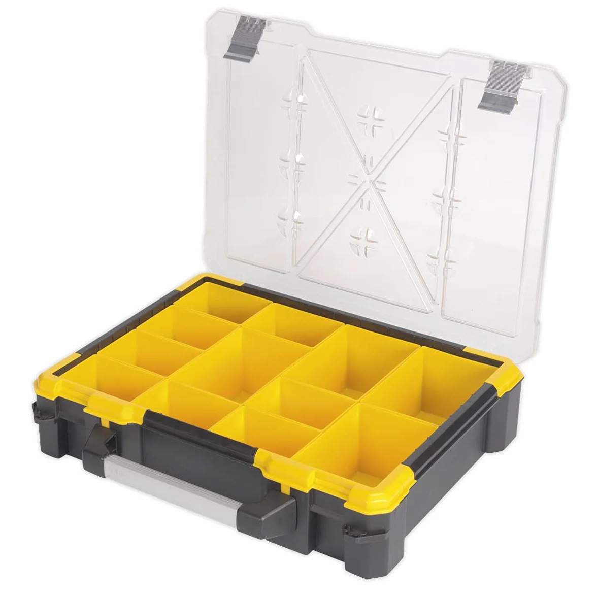 SEALEY apas12r Pièces Étui de rangement avec 12 compartiments amovible