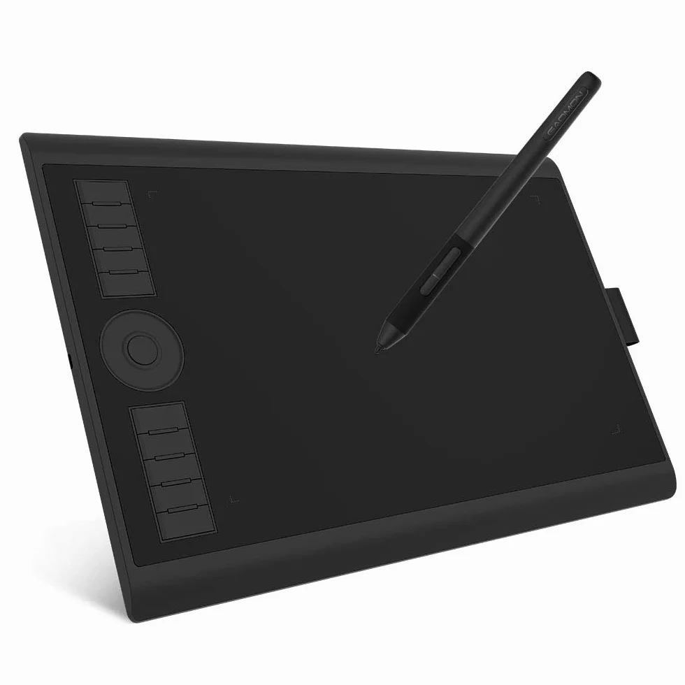 GAOMON M10K Pro Tablet graficzny 10 x 6,25'' 8192 poziomów ciśnienia rysik pasywny OTG