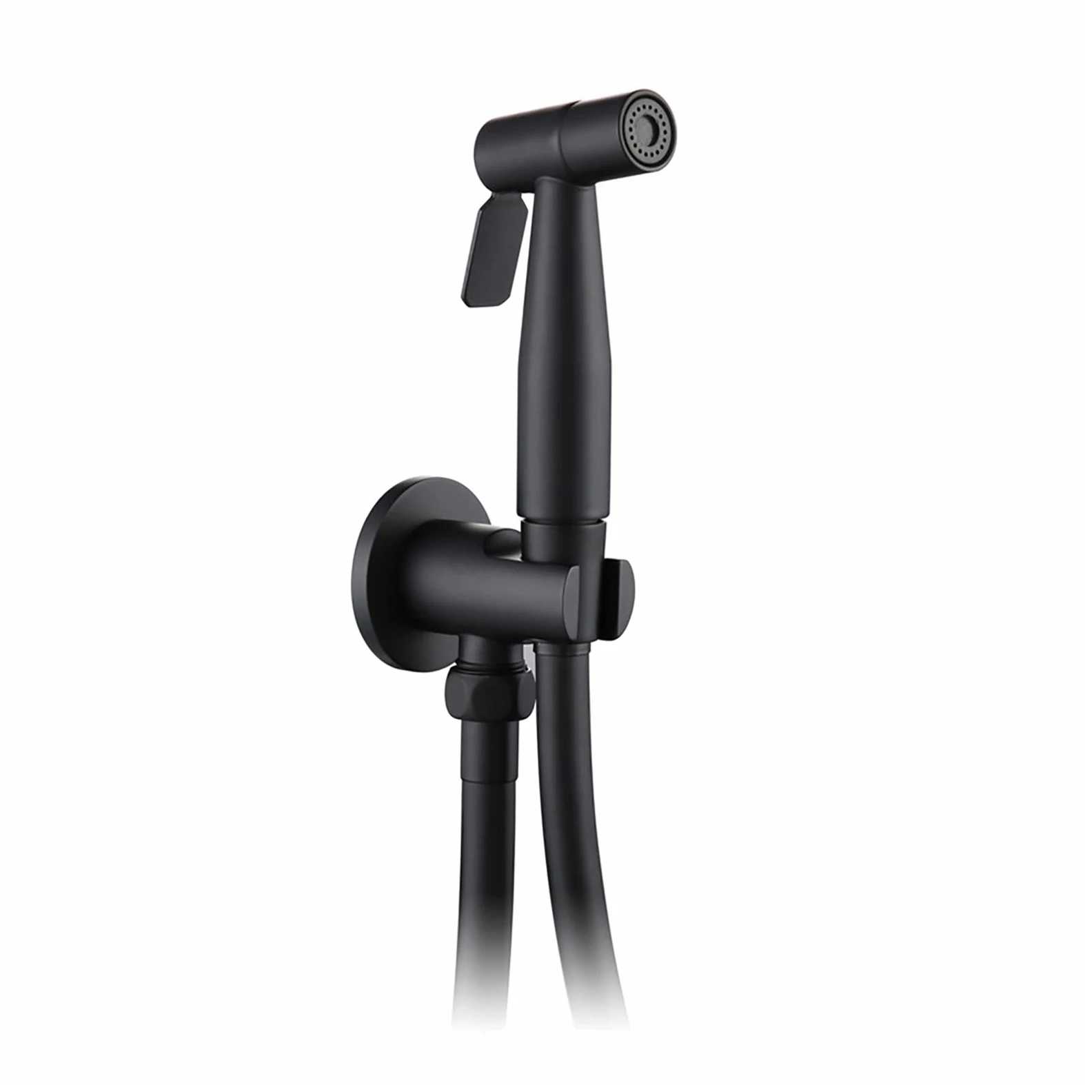 Handheld Bidet Sprayler do toalety, zestaw rozpylaczy z tkaniny łazienkowej z zimną wodą, czarny zestaw opryskiwaczy bidet z wąż prysznicowy ze stali nierdzewnej do higieny osobistej LWX