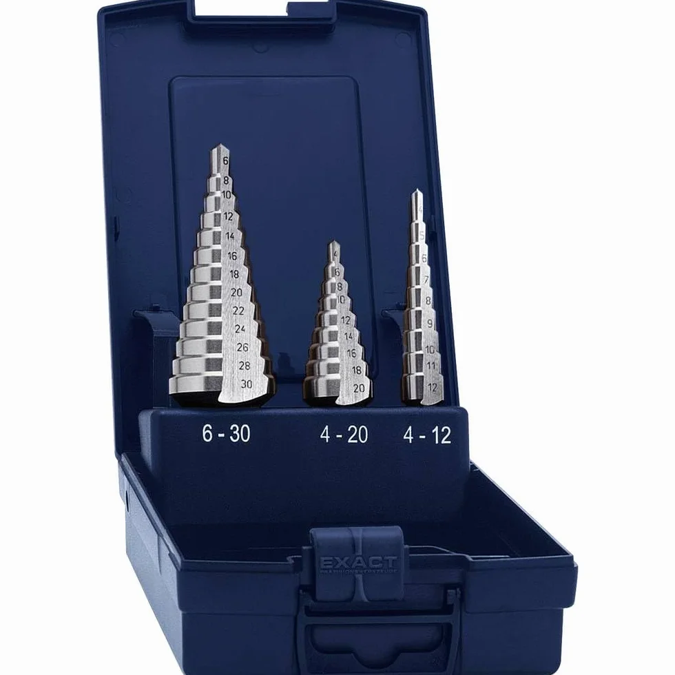 Exact Hss przepust wiertniczy 3-częściowy 4-12 mm, 4-20 mm, 4-30 mm 15332 1 zestaw