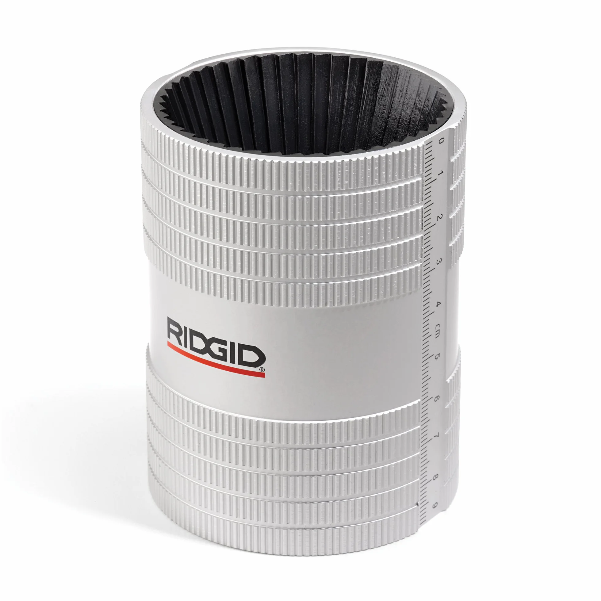Ridgid 29993 227S Gratownik do rur ze stali nierdzewnej, 1/5,1 cm do 5,1 cm rozwiertak wewnętrzny/zewnętrzny, chrom, mały