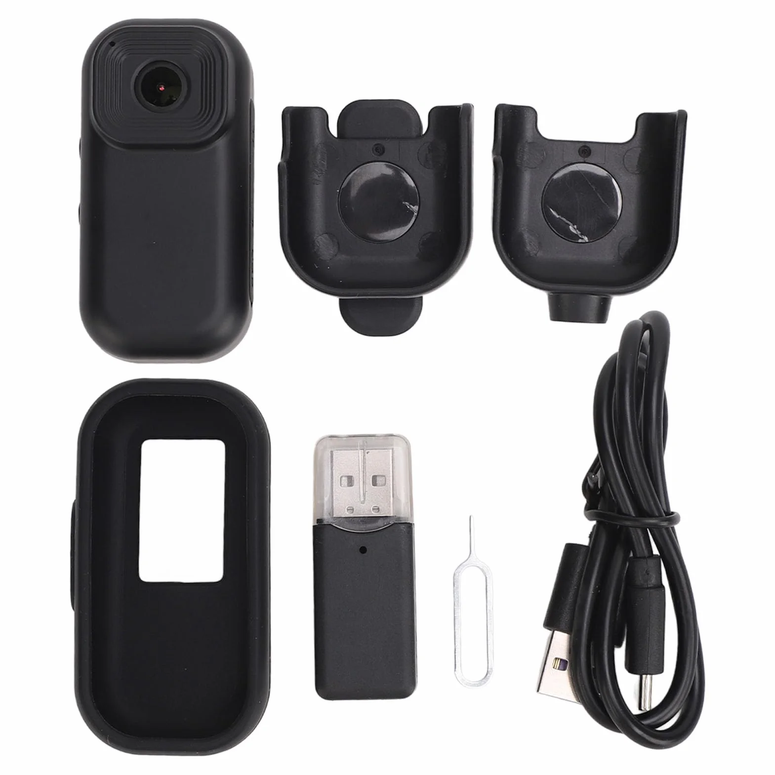 Mini kamera na ciało 1080P, odporna na wstrząsy sportowa wbudowana WiFi, bateria 500 mAh i gwint 1/4