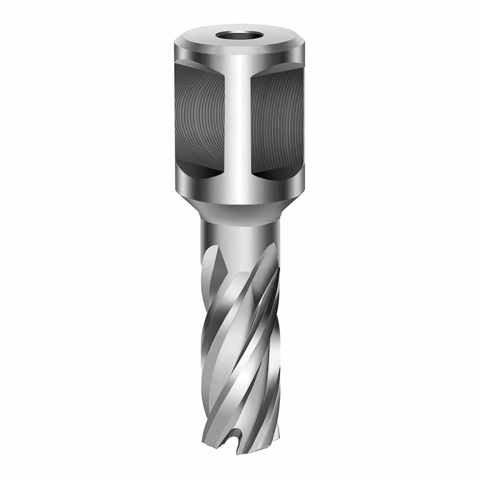 MSW Wiertło koronowe HSS wiertło koronowe MSW-CDB-25/12 (12 mm Ø, 25 mm głębokość cięcia, rodzaj trzpienia Weldon ¾ / 19 mm, twardość HSS M2, stopień twardości zębów 65 HRC)
