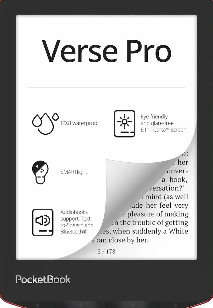 PocketBook Verse Pro Czytnik eReader Passion Red