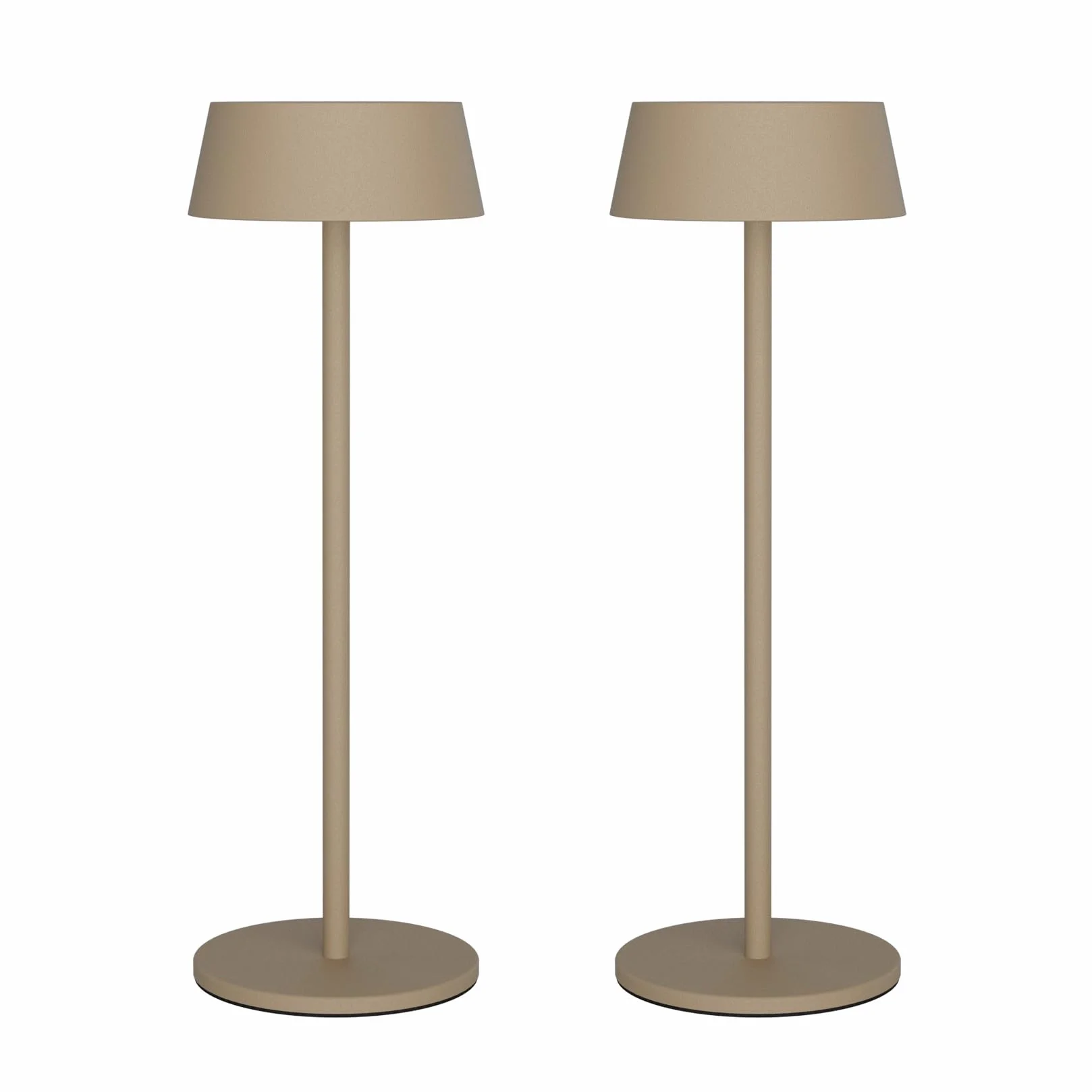 K-Bright Bezprzewodowa lampa stołowa LED, 2 sztuki, 3000 K, ciepła biel, lampa stołowa LED, do użytku na zewnątrz, ściemniana lampa stołowa, nadaje się na kolację, do czytania, sypialni, ogrodu i