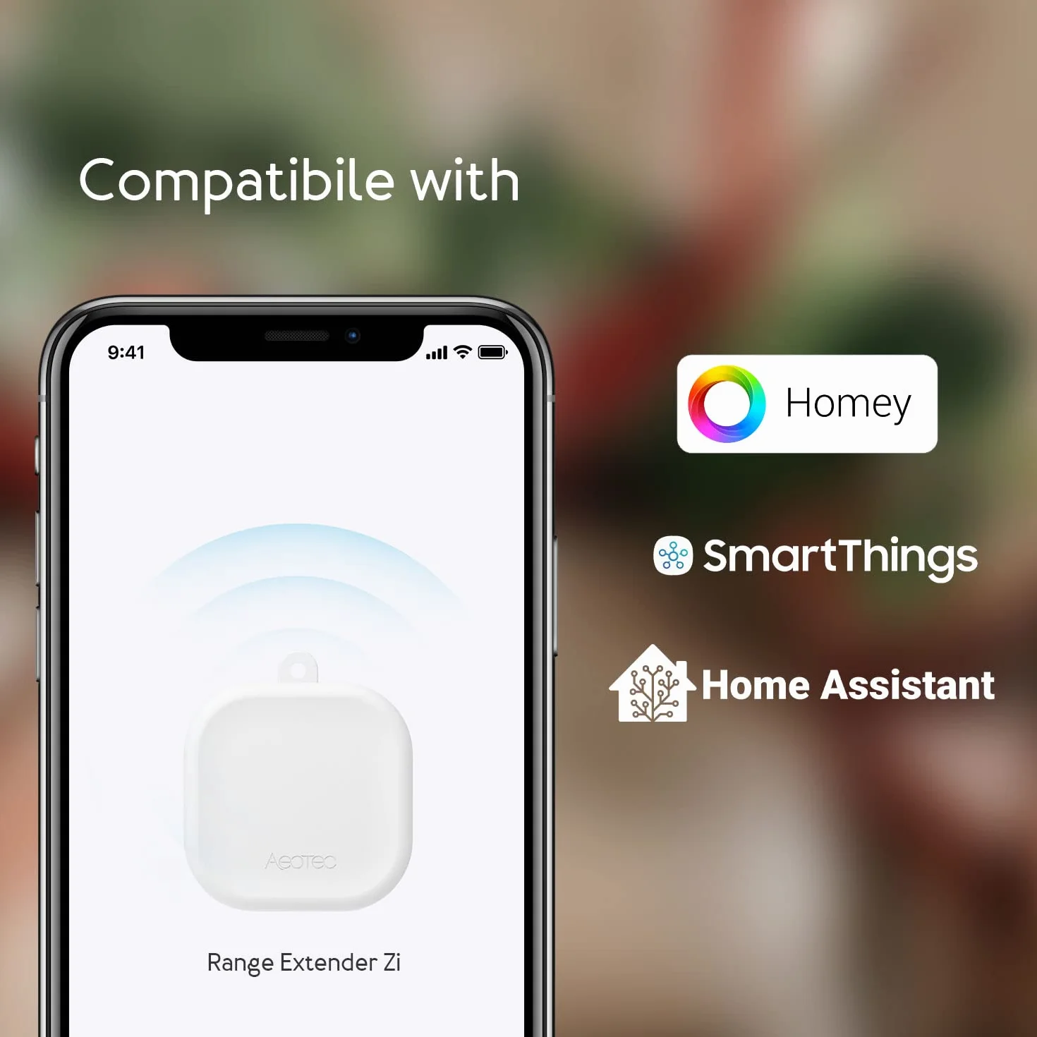 Aeotec Range Extender Zi AEOZZGA001 wzmacniacz Zigbee zwiększenie zasięgu kompatybilny z Homey SmartThings Home Assistant