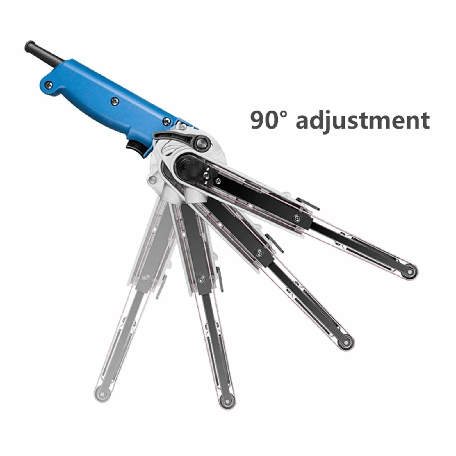 500W szlifierka taśmowa szlifierka taśmowa szlifierka kątowa z 9x533mm pasy szlifierskie do drewna Metal DIY szlifierka,Niskie Wibracje