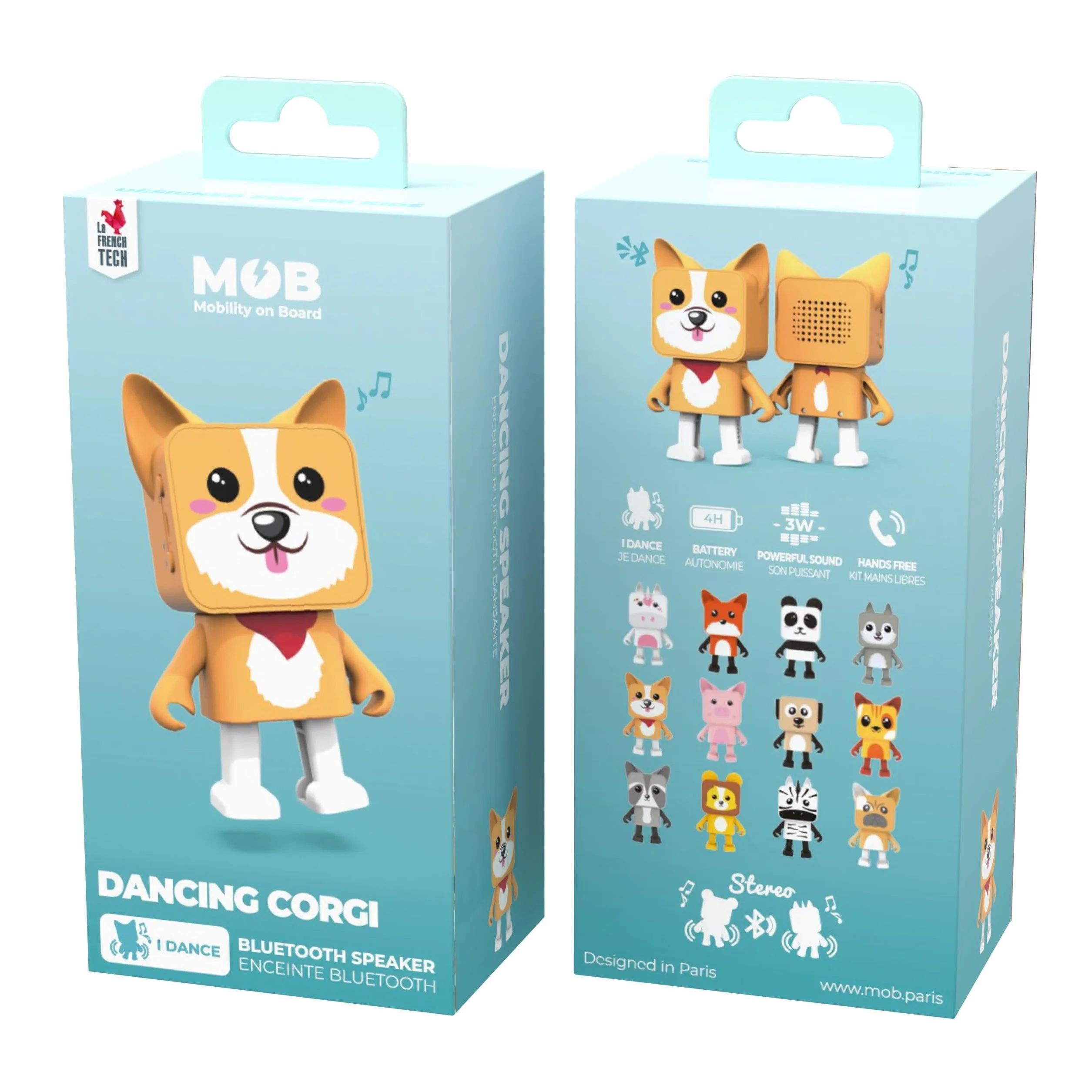 Mob Dancing Animal Speaker - Corgi