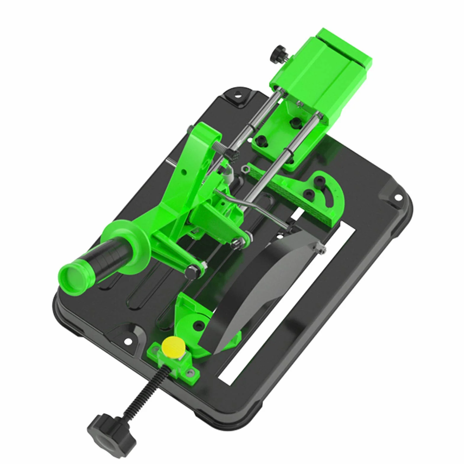 Stojak do szlifierki kątowej DIY uchwyt szlifierki kątowej wspornik frez metalowy wspornik żelazna podstawa do jednoręcznych szlifierek kątowych 100-125 mm (szlifierka kątowa nie jest dołączona)