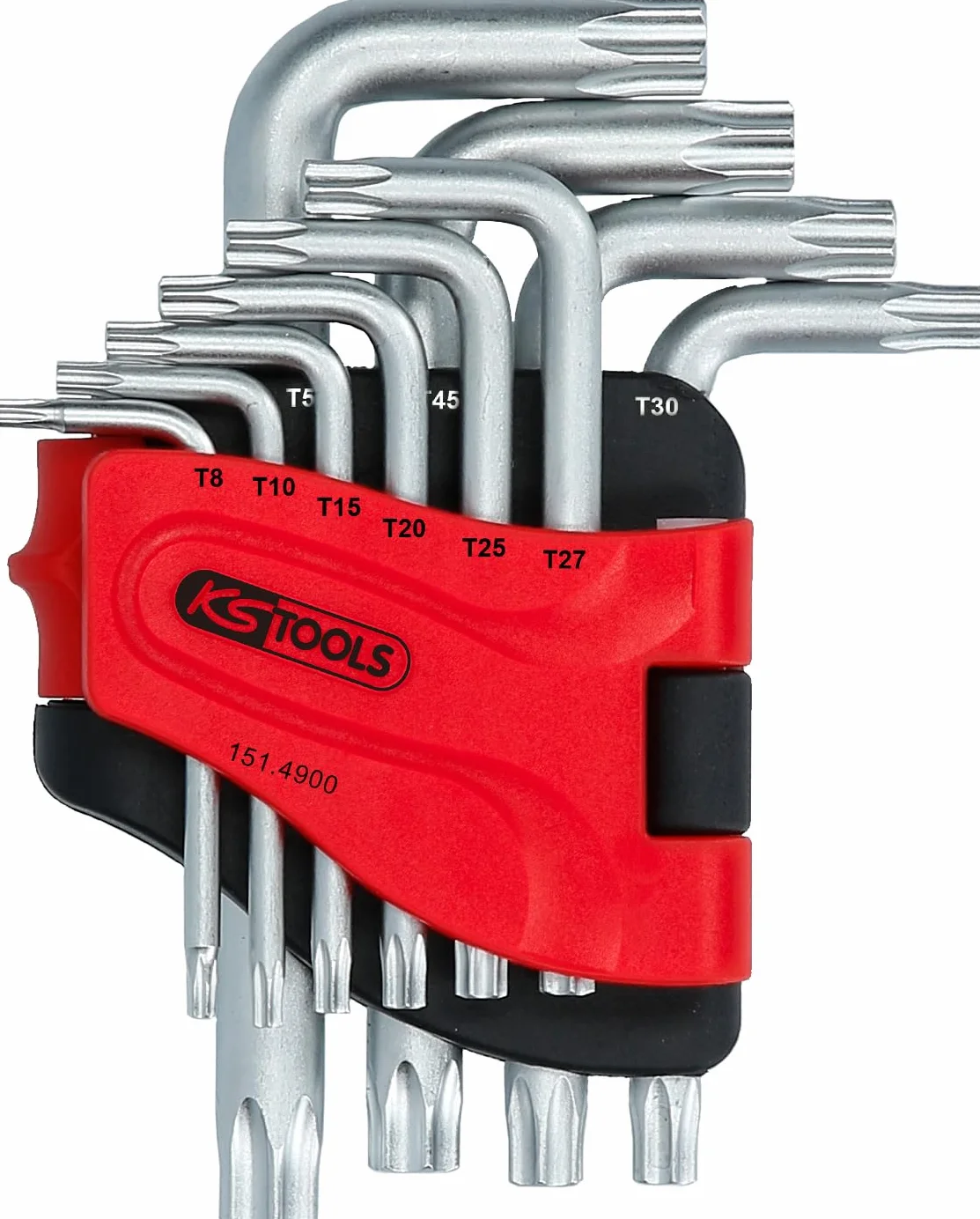 KS Tools 151.4900 Torx-zestaw kluczy kątowych, krótki, 10-szt