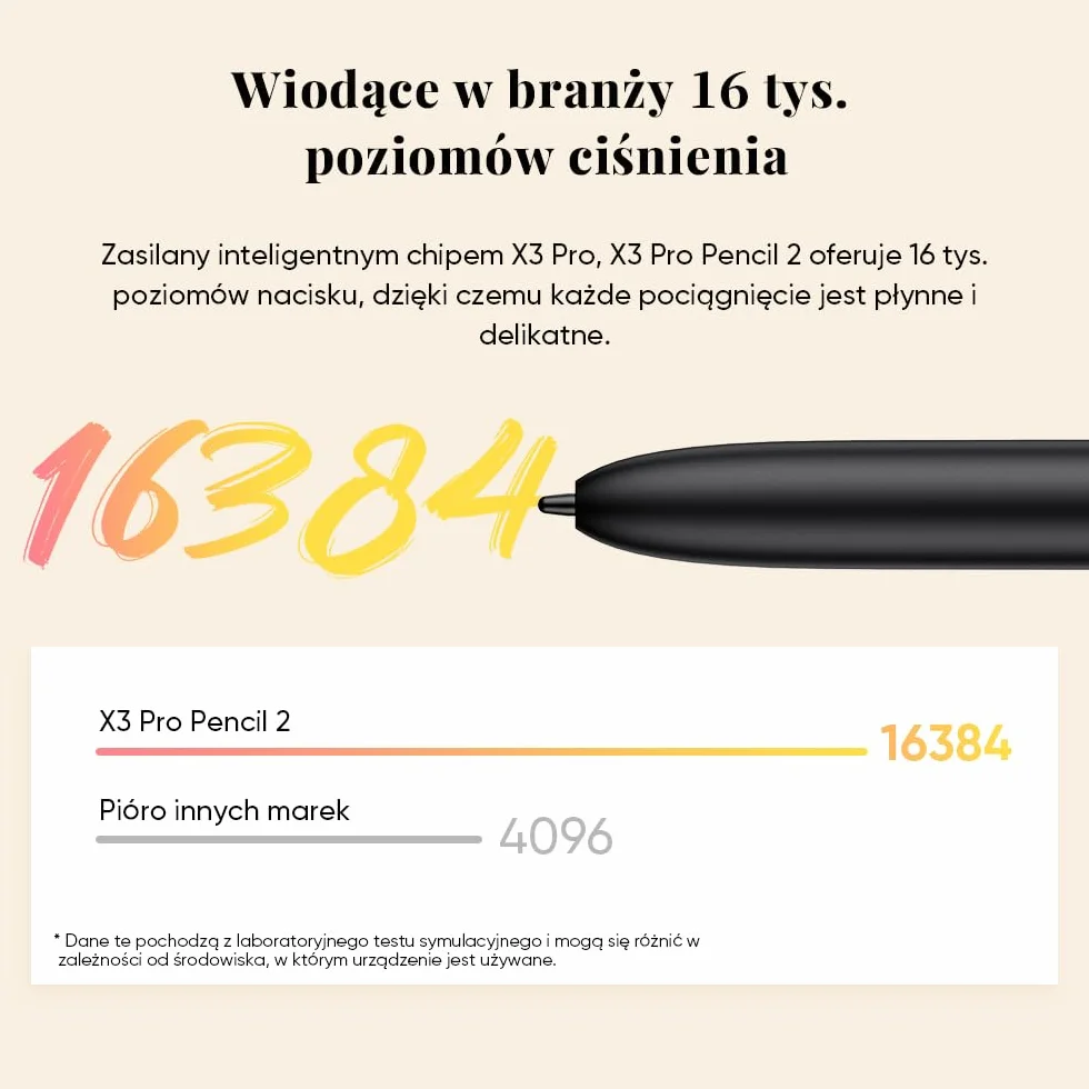 XP-Pen Magic Note Pad 10,95" papierowy tablet z kolorowym wyświetlaczem rysik 16K X3 Pro rozdzielczość 1200 x 1920 pojemność akumulatora 8000 mAh