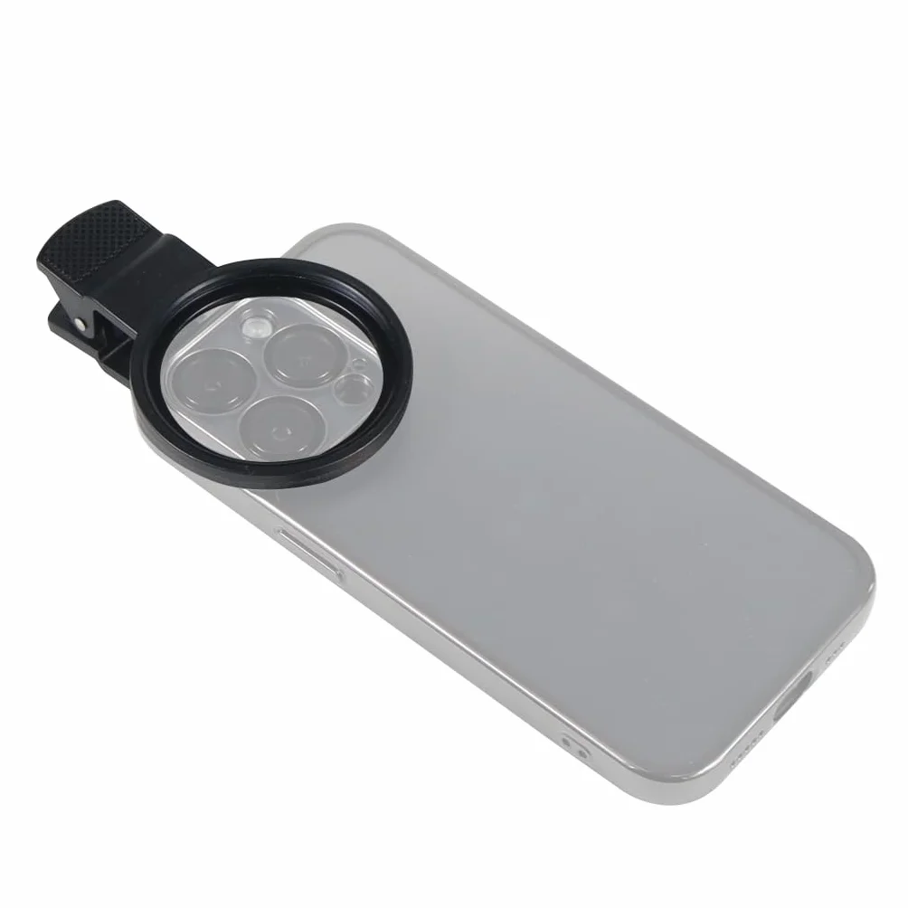 Klips do aparatu telefonicznego 52 mm z obiektywem makro CPL Star Variable ND Filtr aluminiowy