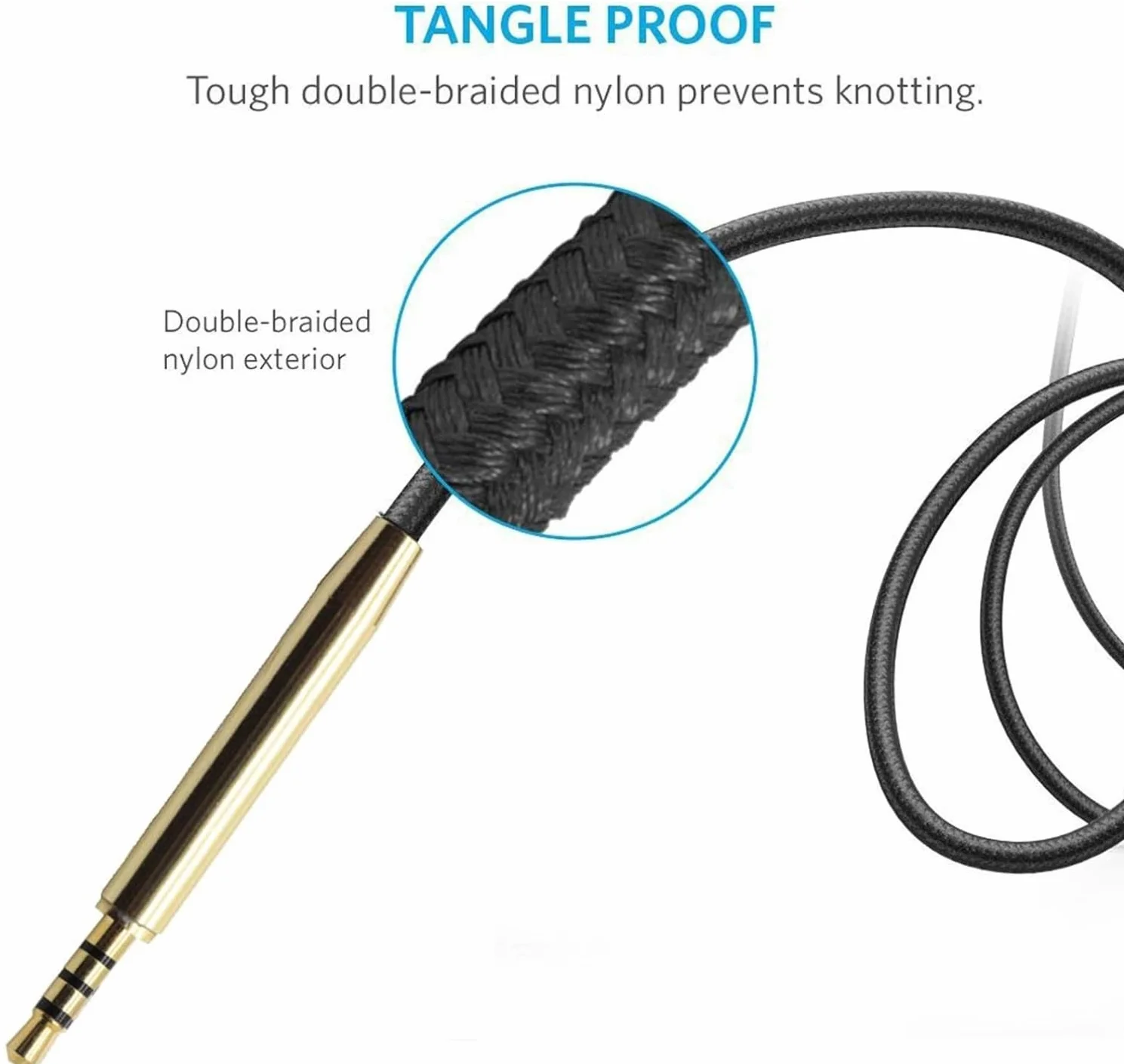 Zamienny kabel audio AUX 2,5 mm na 3,5 mm z mikrofonem i przyciskami, do słuchawek Bose 700, OE2, OE2i, QC25, QC35II, QC35, QC45
