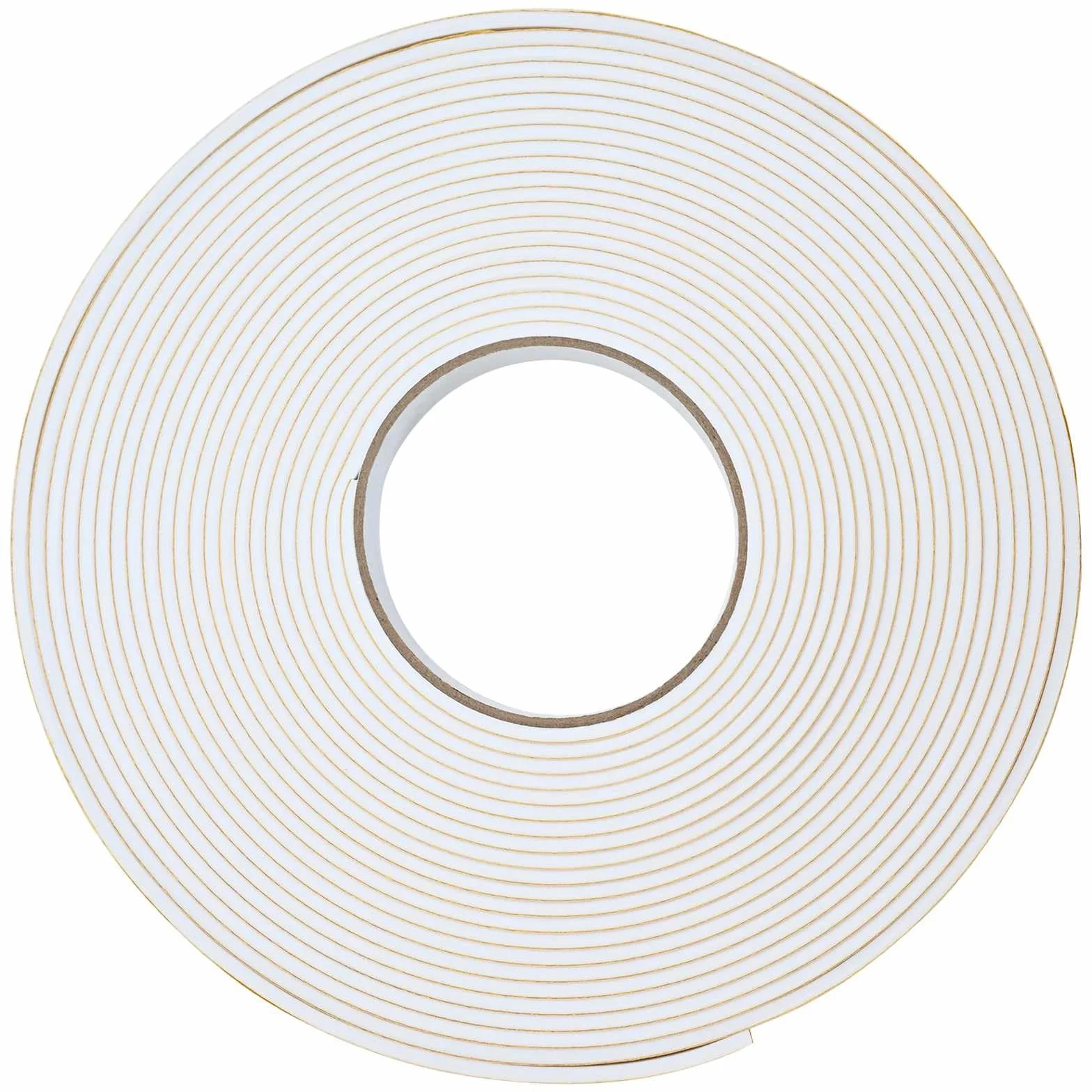 Samoprzylepna taśma uszczelniająca z pianki CR, 10 mm x 10 m, zestaw 10 sztuk, biała, z warstwą klejącą do uszczelniania drzwi, okien i gniazd