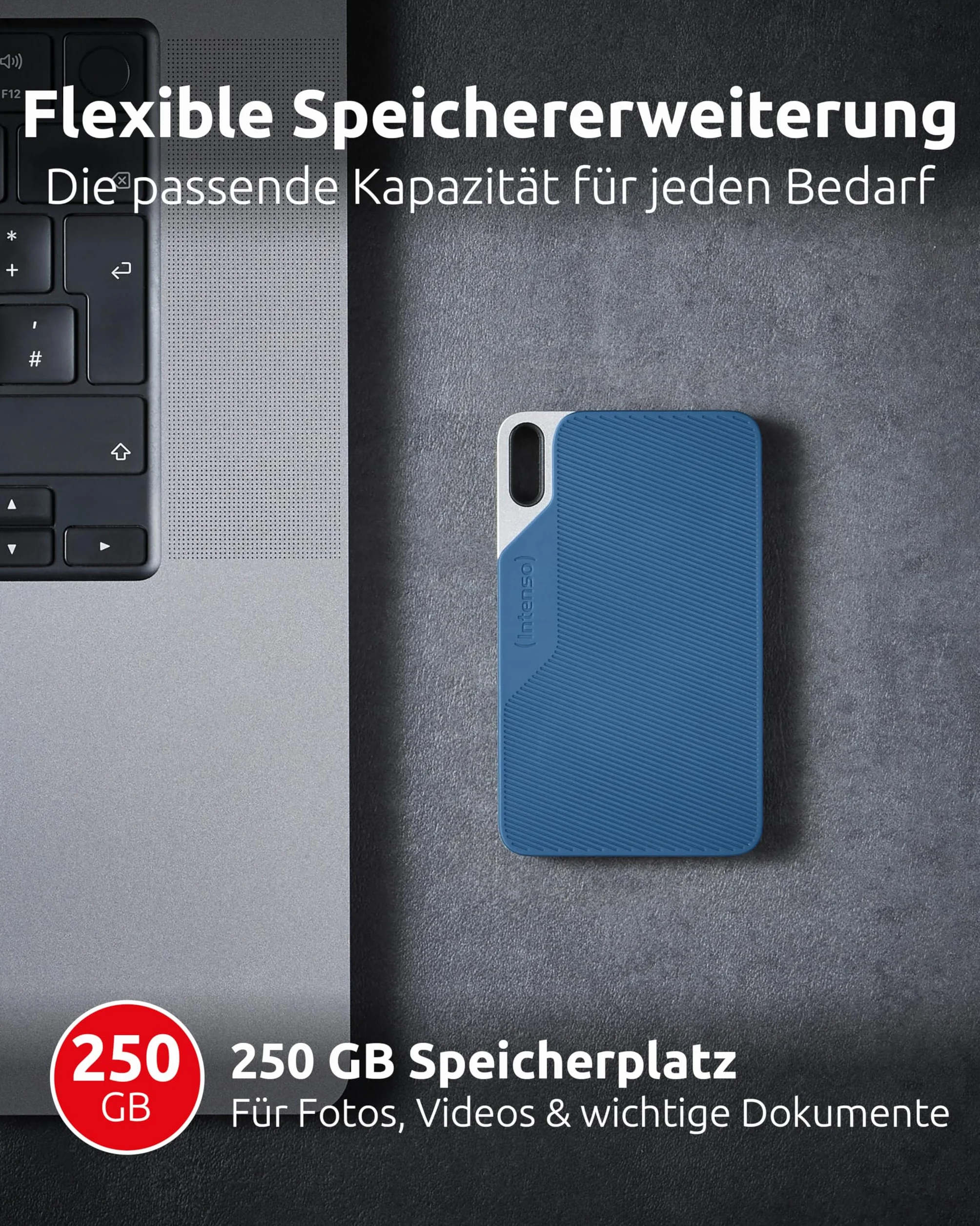 Intenso TX100 Zewnętrzny dysk SSD 250 GB USB 3.2 500 MB/s