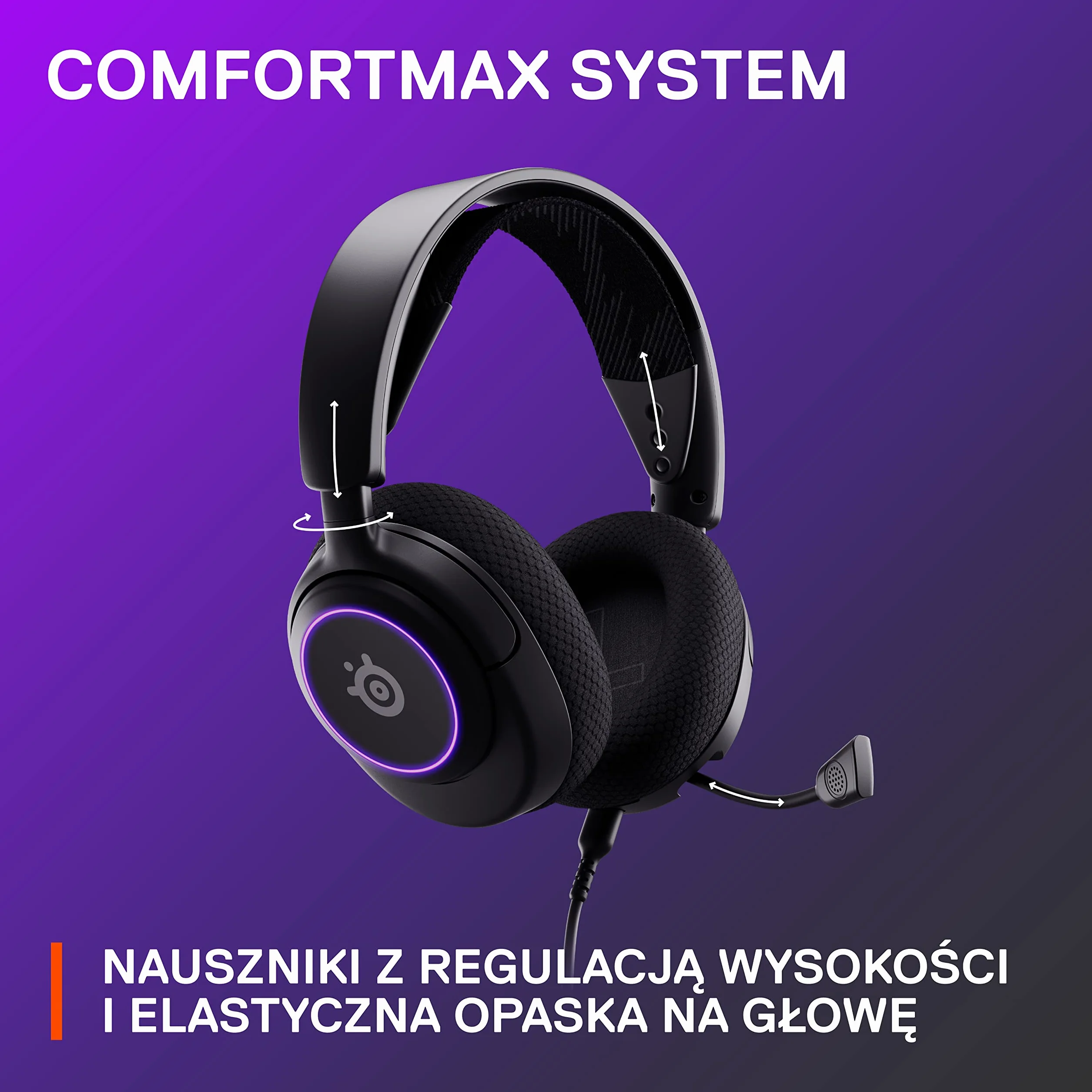 Steelseries Arctis Nova 3 Słuchawki Czarny