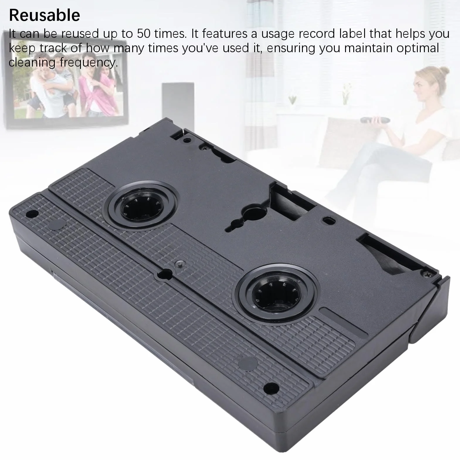 XUMIUZIY Maszynka do Czyszczenia Głowic VCR VHS Mokre Technologie Wielokrotnego Użytku