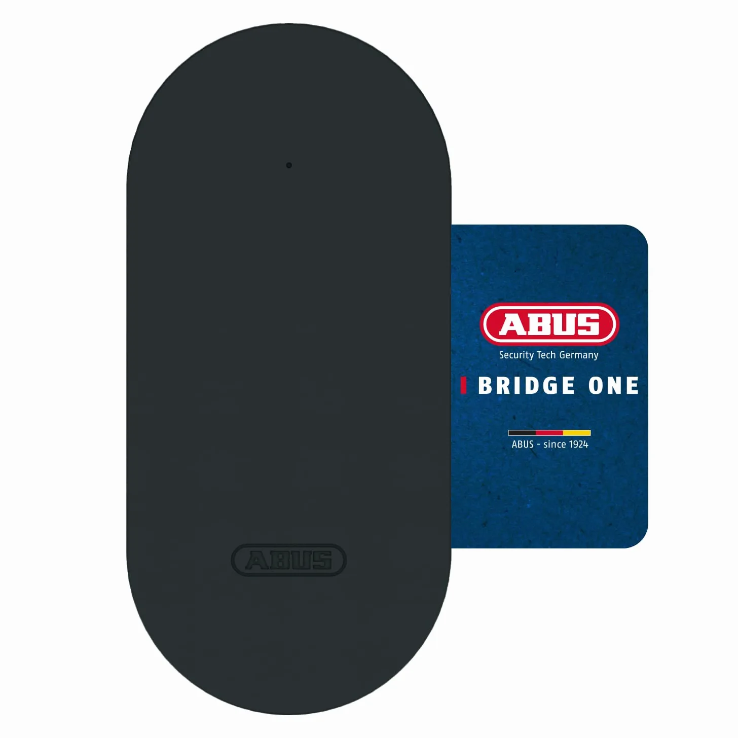 ABUS Bridge One – mostek WLAN – rozszerzenie do produktów ABUS One – zdalne sterowanie i zarządzanie uprawnieniami – integracja z inteligentnym domem – sterowanie głosowe – czarny
