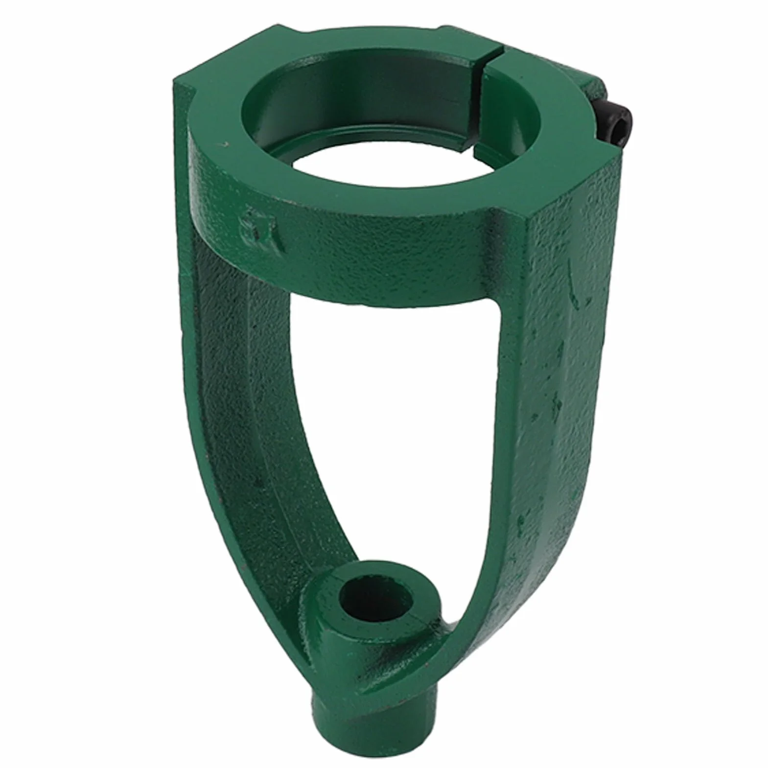 Aramox Konwerter Czopa Kwadratowego Lokalizator Wiertarki Stołowej ze Stali Przystawka do Dłutowania Wysokość 18 Cm Średnica Otworu 6,5 Cm do Obróbki Drewna Cięcie Czopa Kwadratowego i Konfiguracja