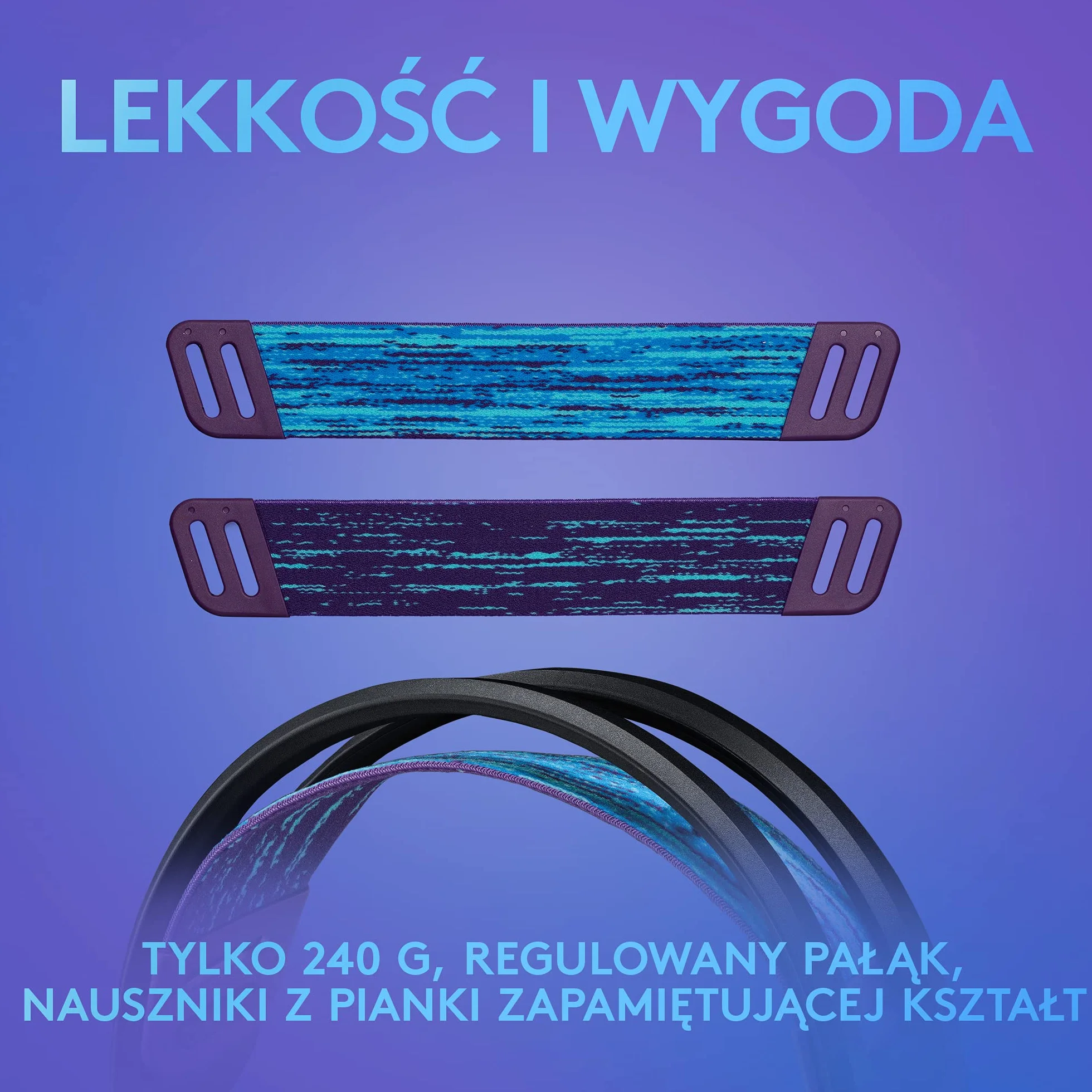 Logitech G335 Przewodowy zestaw słuchawkowy do gier z mikrofonem Flip to Mute, Mini Jack 3,5 mm, nauszniki z pianki memory, kompatybilny z PC, PlayStation, Xbox, Nintendo Switch - Czarny