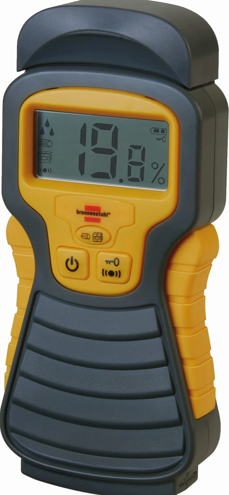 Brennenstuhl detector wilgotności MD (miernik wilgotności/wilgotności drewna lub materiałów budowlanych, z wyświetlaczem LCD)