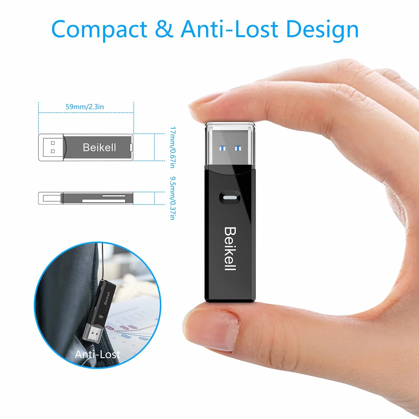 Czytnik kart USB 3.0 SD/Micro SD Adapter pamięci