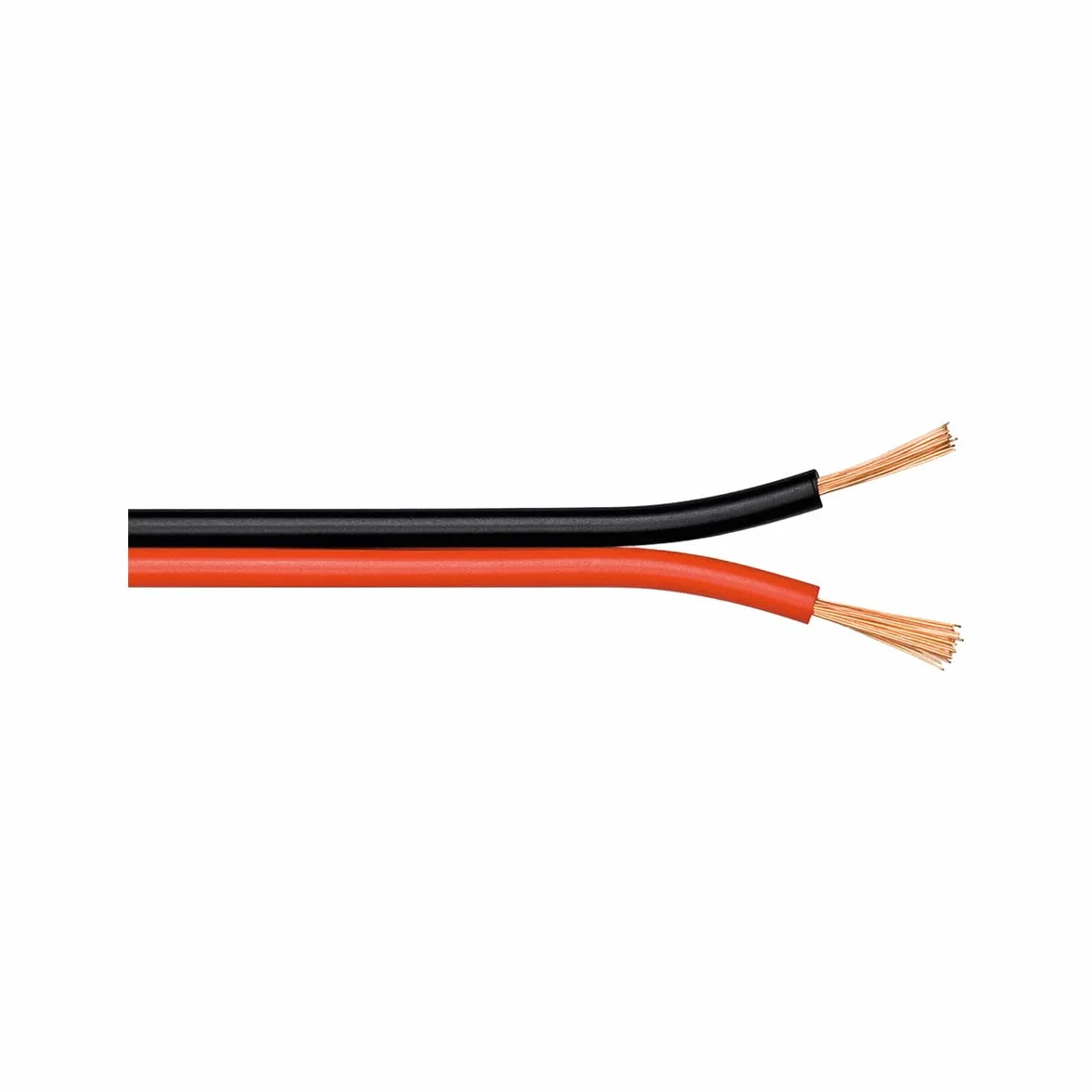 goobay Kabel głośnikowy 2 x 0,75mm² 25 m czerwony czarny