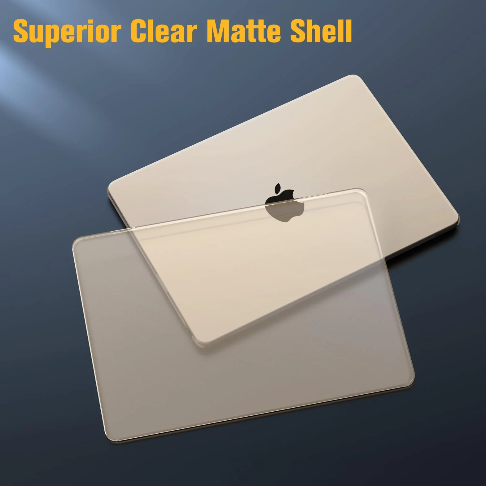 FINTIE Etui kompatybilne z MacBook Air 13,6 cala M5 M4 M3 M2 (2026/2025/2024/2022) - [Ultracienkie i matowe wykończenie] Lekkie etui zapobiegające odciskom palców, matowe światło gwiezdne