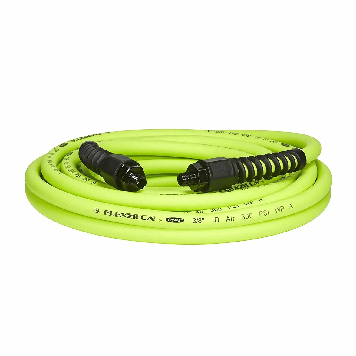 Flexzilla HFZP3825YW2 Pro wąż powietrzny, złączki 1/10.2 cm MNPT, 3/20.3 cm (cale) x 25' (stopy)