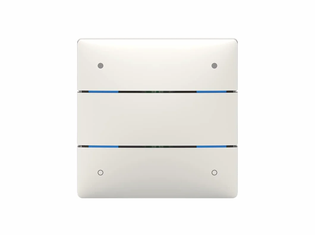 Theben 4969234 iON 104 KNX czujnik dotykowy 4-przyciskowy Secure | 4 diody LED stanu, czujnik temperatury, przełączanie, ściemnianie, żaluzje, nadajnik wartości, sceny, kolory, sekwencje