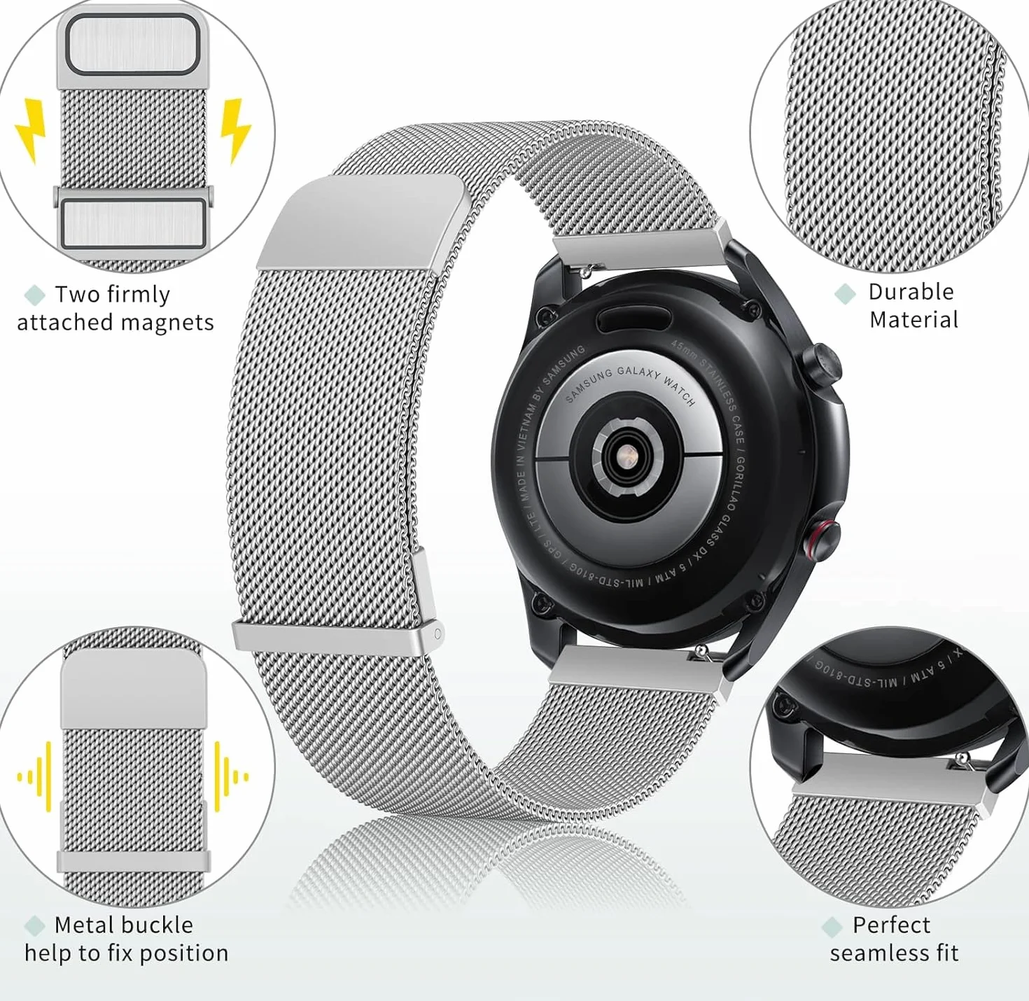 Bransoletka metalowa magnetyczna do Xiaomi Redmi Watch 5 Active / 5 Lite