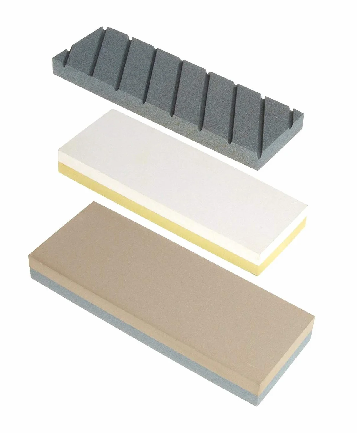 Norton Abrasives 87943 zestaw startowy do kamieni wodnych; ziarnistość 220/1000 i 4000/8000, płaski, gruboziarnisty kamień spłaszczający, ręczny DVD, 20 x 7 cm x 2,5 cm