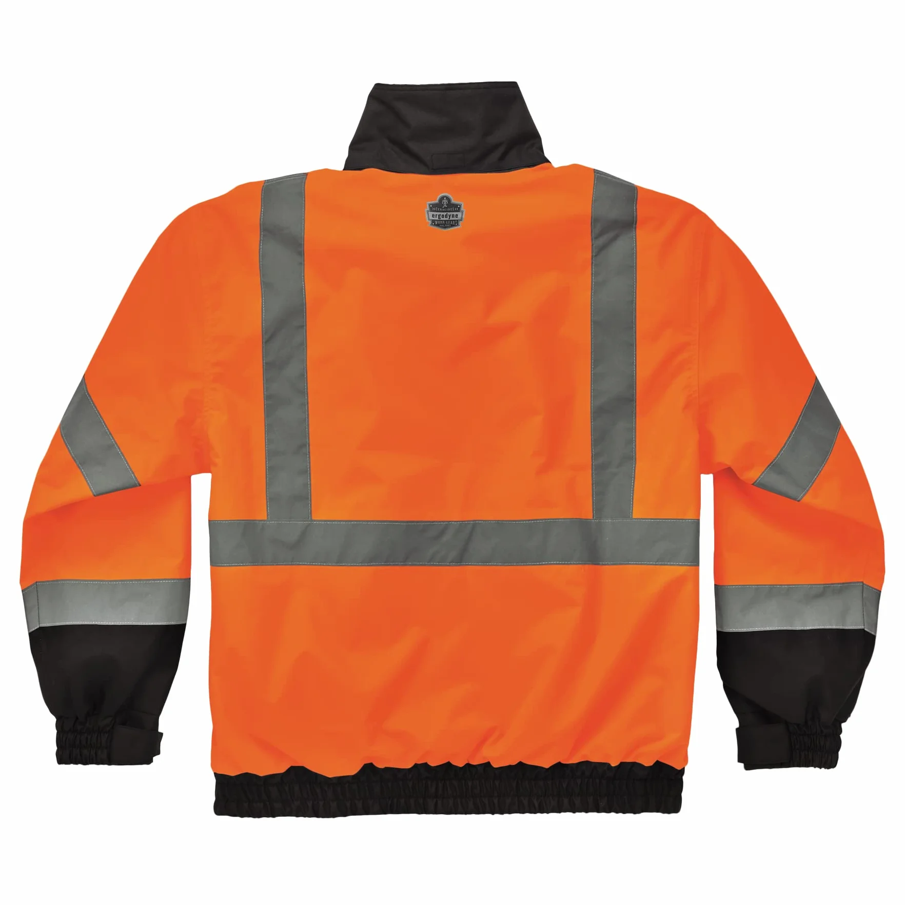 Ergodyne GloWear 8379 kurtka termiczna o wysokiej widoczności typ R, klasa 3, pomarańczowa bomberka z podszewką polarową, XL, XL