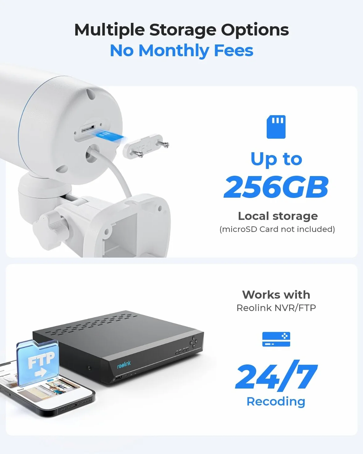 Reolink RLC-81PA 4K PoE Kamera Bezpieczeństwa z Obrotem 180°, Obsługa Reflektorów Zewnętrznych Kamera IP, Kolorowy Noktowizor, Inteligentne Wykrywanie Osób/Pojazdów/Zwierząt, Rozmowa Dwukierunkowa