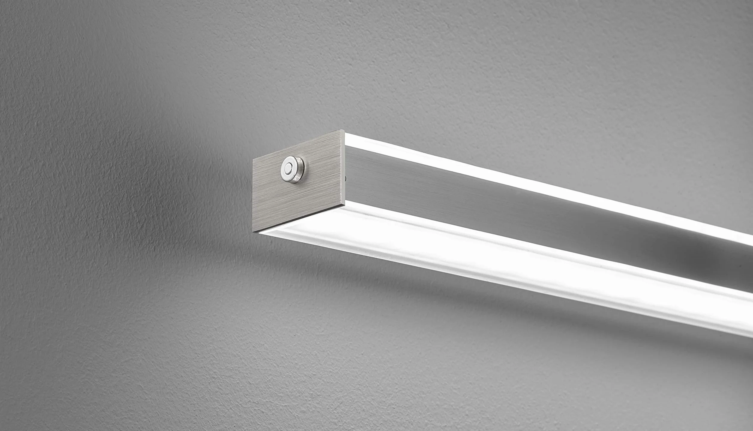 Fischer & Honsel Lampa wisząca 2 x LED 15 W nikiel matowy, ściemniana, biała