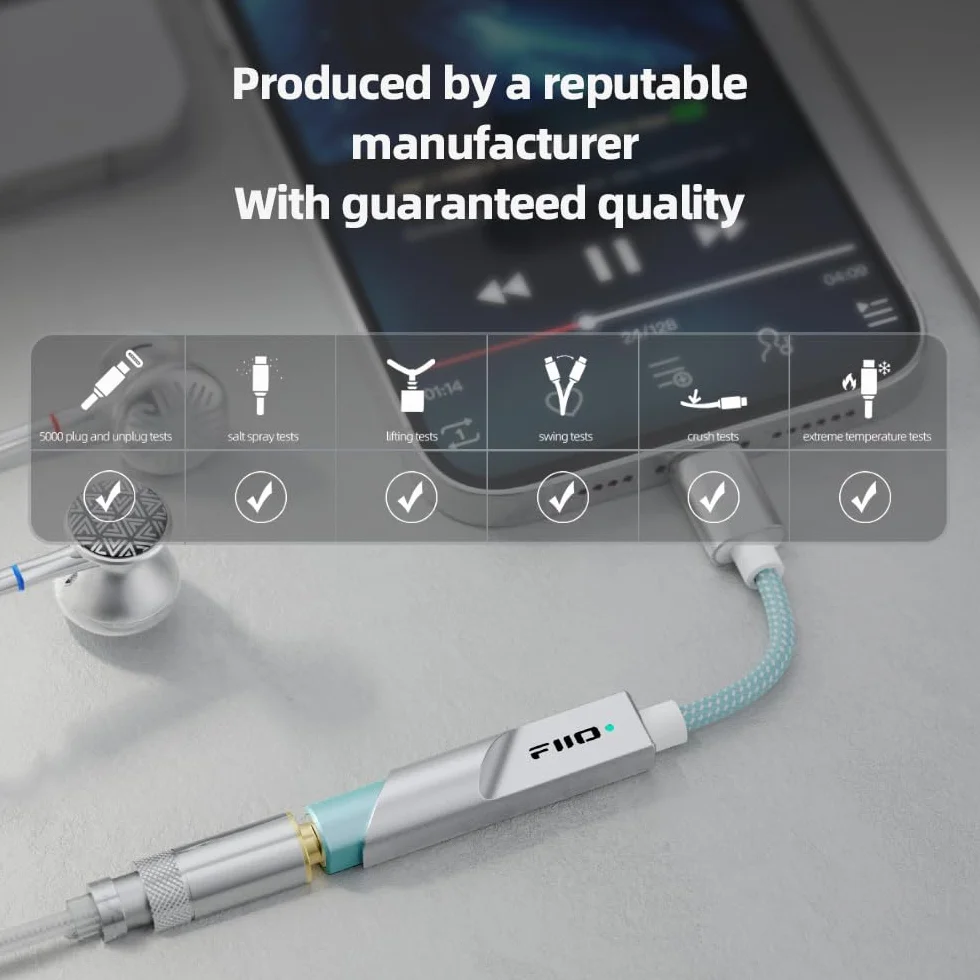FiiO KA11 USB Dongle DAC i wzmacniacz (USB-C, czarny)