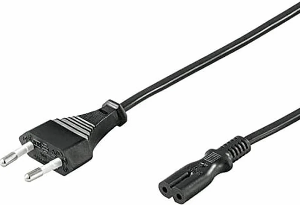 PremiumCord Kabel Zasilający 230V 2m IEC 320 C7 Czarny