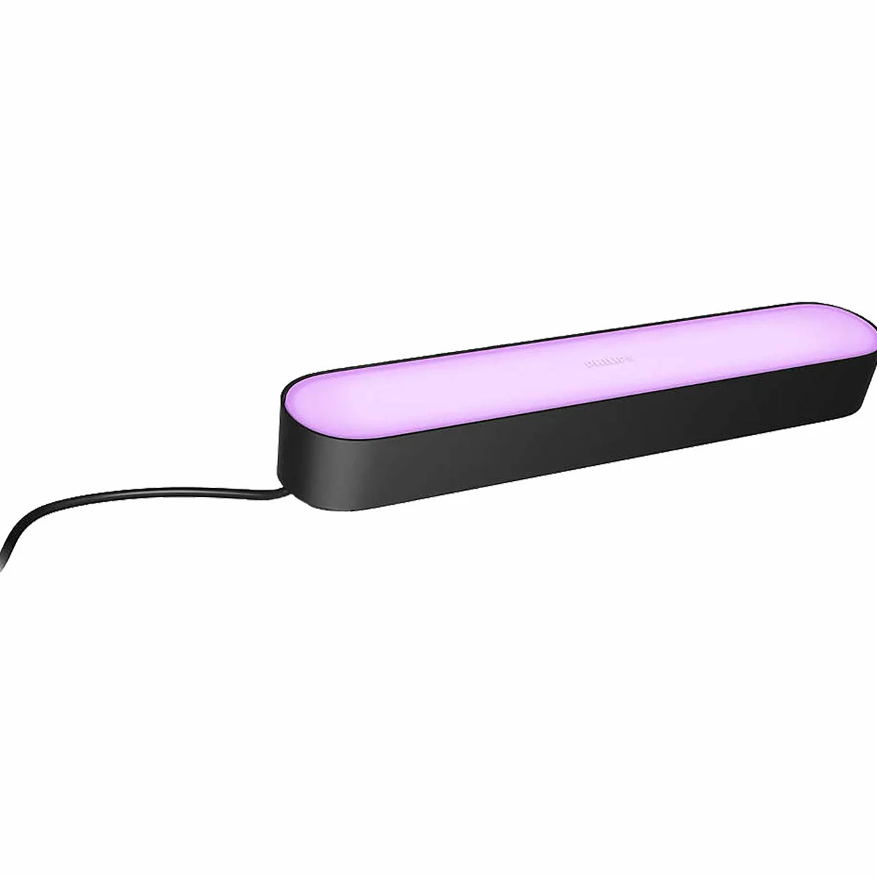 Philips Hue Play White and Colour Ambiance Smart Light Bar Podłużna Lampa (1 szt.), Oświetlenie Rozrywkowe Smart LED do TV i Gier (współpracuje z Alexą, Asystentem Google i Apple HomeKit), Czarny