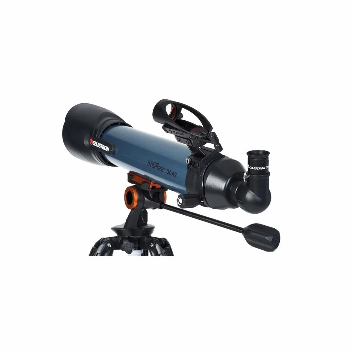 Celestron Inspire 100AZ Teleskop refrakcyjny z adapterem do smartfona niebieski