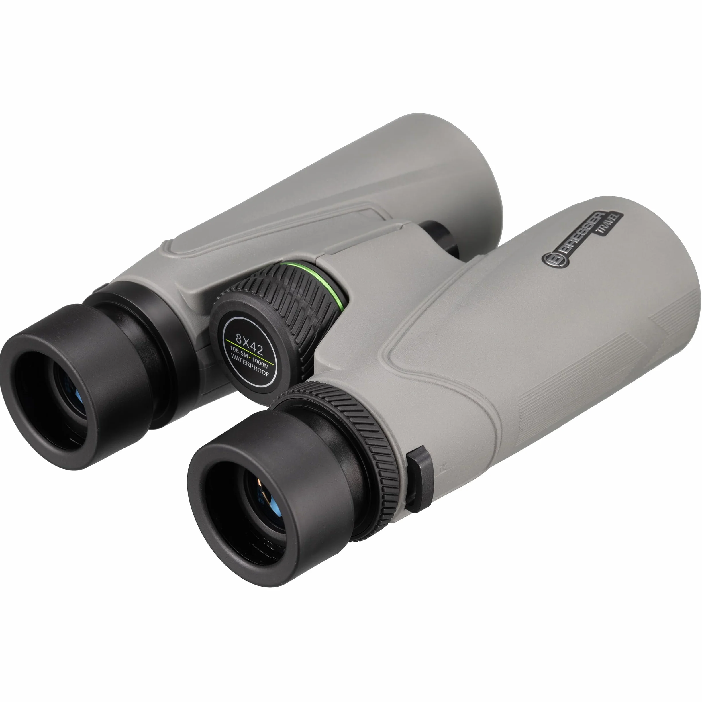 Bresser Lornetka 8 x 42 w pełni impregnowane szkło BaK-4 IPX7 wypełnienie azotem ustawienie dioptrii kompaktowe lekkie przelotki Twist-up