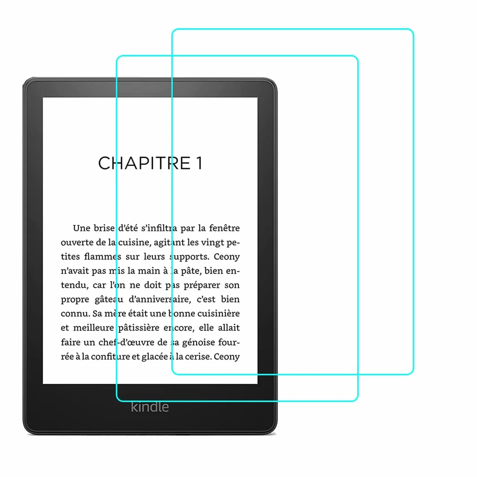 Ochronka ekranu do Kindle Paperwhite 2021, szkło hartowane 9H, 2 szt, 6,8", 11. generacji