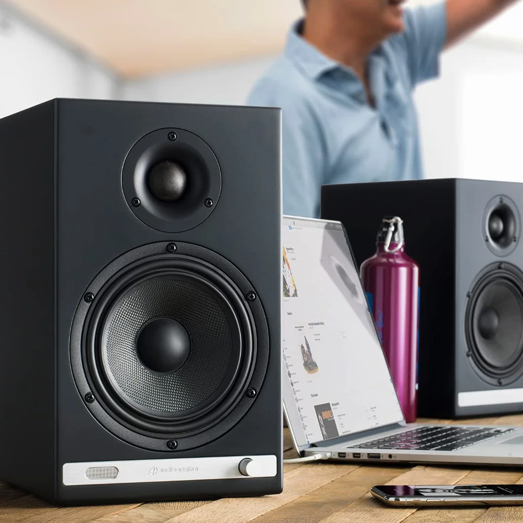 Audioengine HD6 Bezprzewodowe głośniki Bluetooth 150 W aptX-HD Czarny