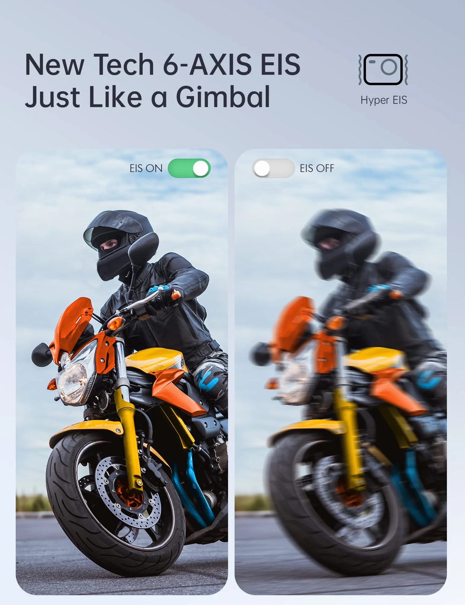 WOLFANG GA400 Action Cam 4K 60FPS Wodoodporna kamera Ultra HD WiFi EIS z ekranem dotykowym