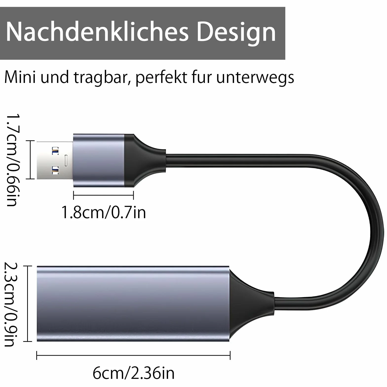 HENGBIRD Adapter USB LAN 2.0 Ethernet 1000 Mbps, USB na RJ45 Gigabit Ethernet LAN, kompatybilny z Surface, MacBook, laptopem, komputerem PC