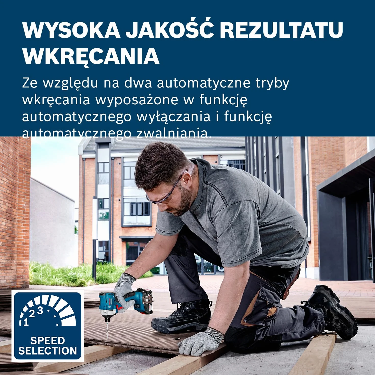 Bosch Professional 18 V firmy Bosch: akumulatorowa wkrętarka udarowa GDR 18V-215 (walizka L-BOXX)