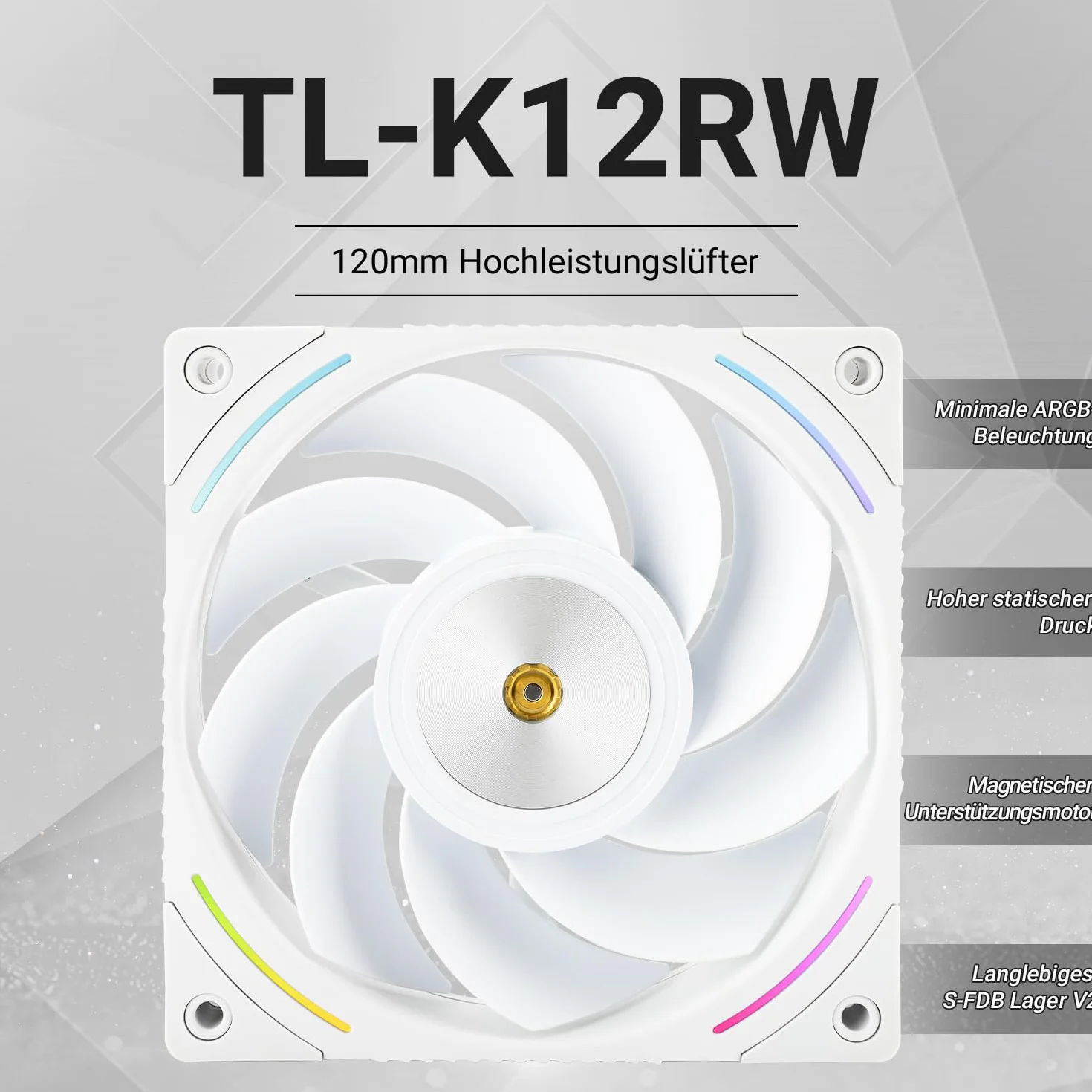 Thermalright TL-K12RW wentylator CPU 120 mm PWM 2150 obr./min