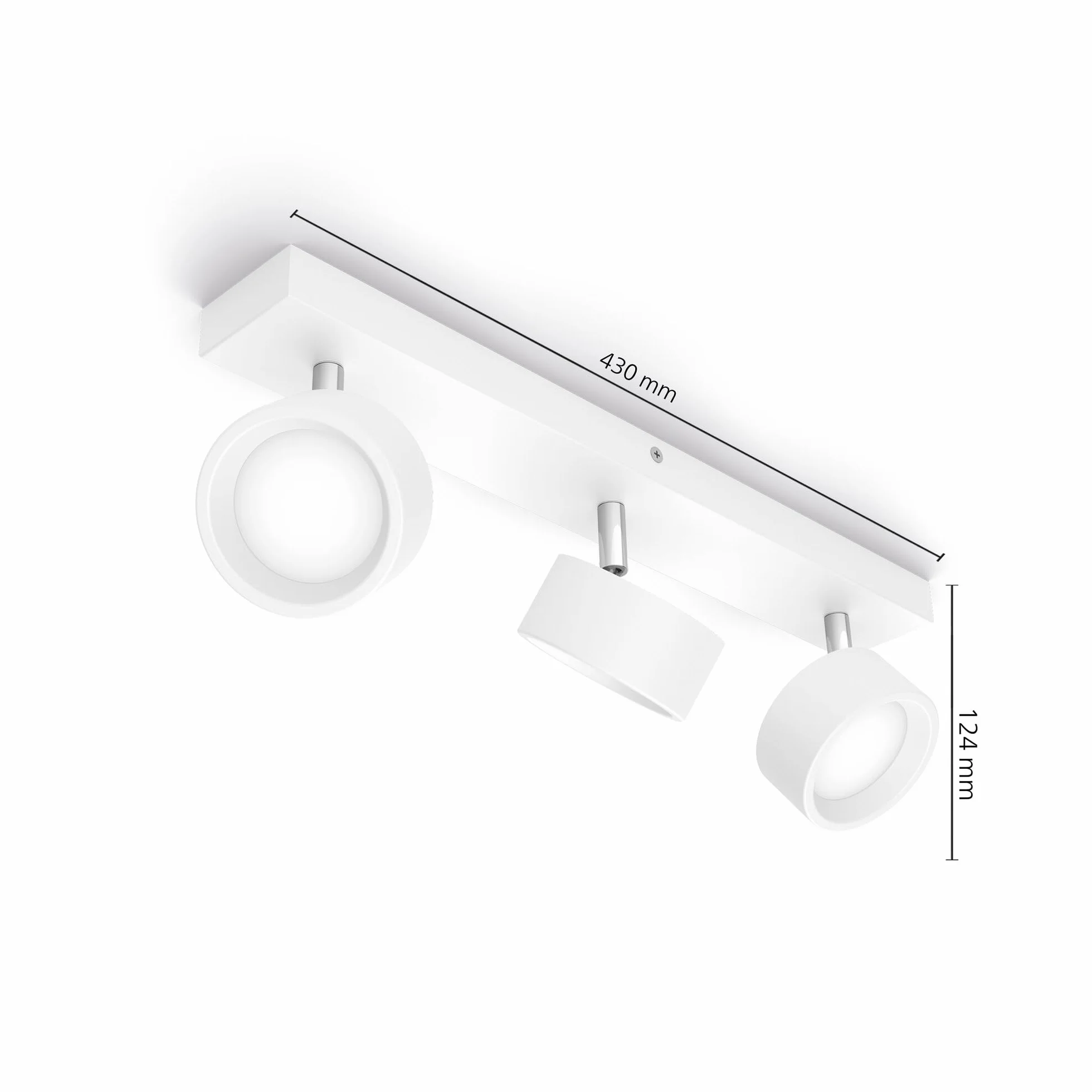 Philips Oprawa Punktowa Bracia Spot 3 x 5.5 W 2700K, Biały