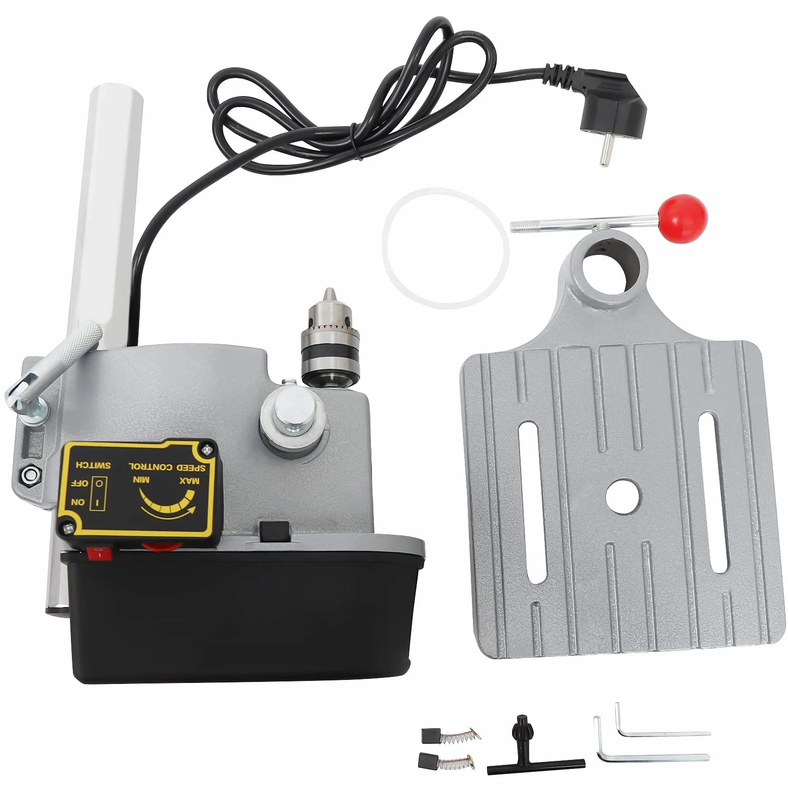 220 V 340 W mini wiertarka stołowa, stół warsztatowy, wiertarka stołowa 1-10 mm z uchwytem wiertarskim, do użytku komercyjnego
