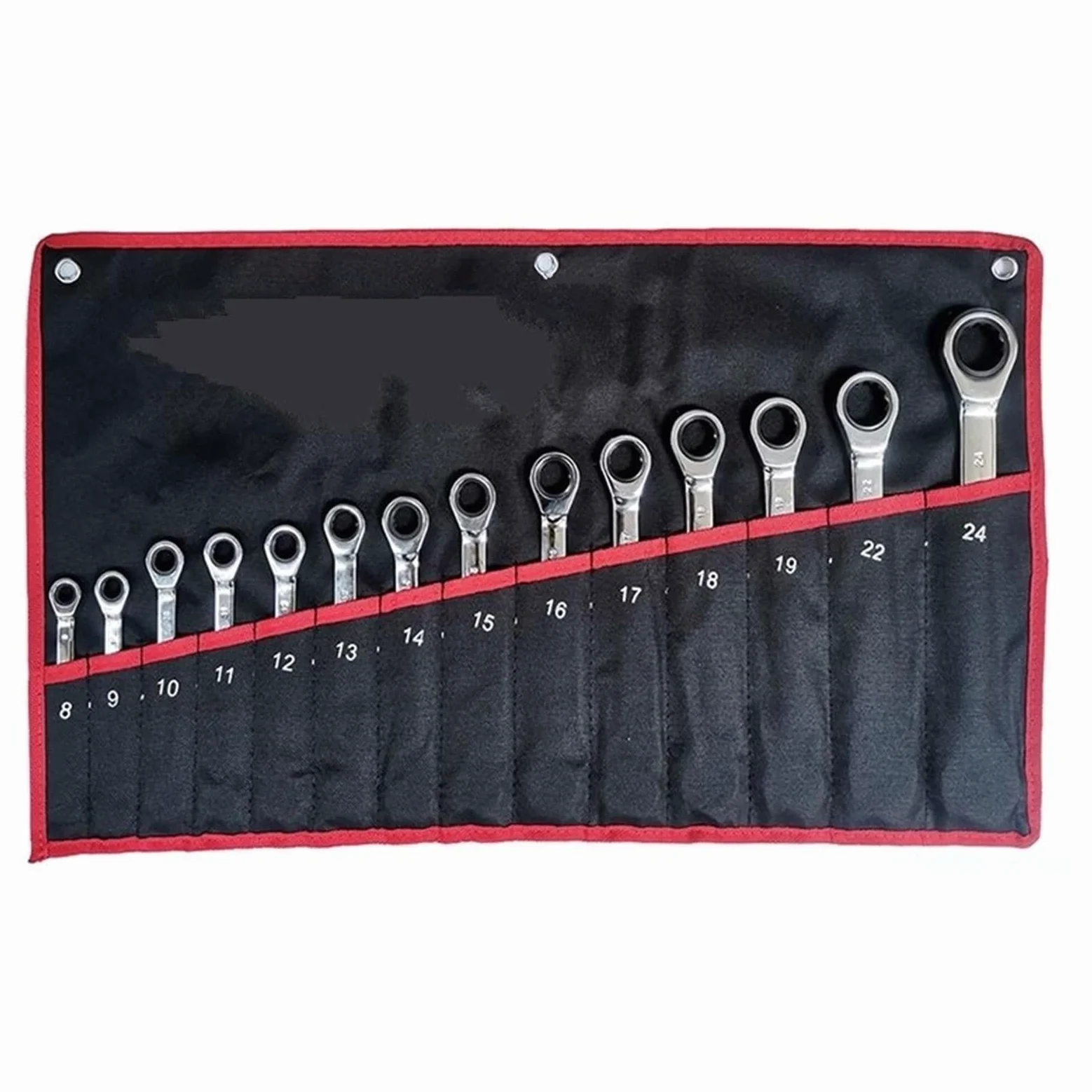 Telescopic Ratchet Zestaw kluczy płasko-oczkowych z grzechotką do narzędzia mechanicznego naprawy samochodów motocyklowych Klucze dynamometryczne(14PCS)